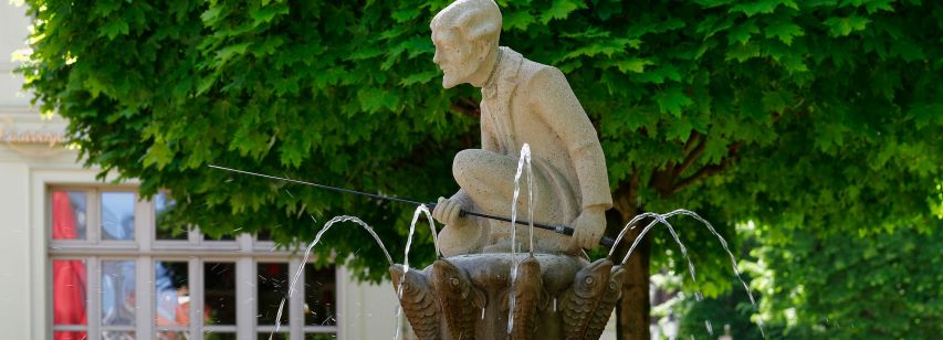 Der Bollmannbrunnen in der Brandenburger Innenstadt